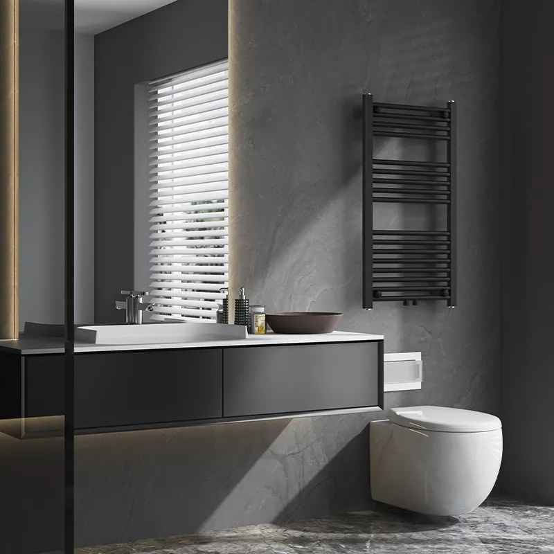 BPS-koupelny Kúpeľňový radiátor CORSO BL 2 50x90 cm, čierny