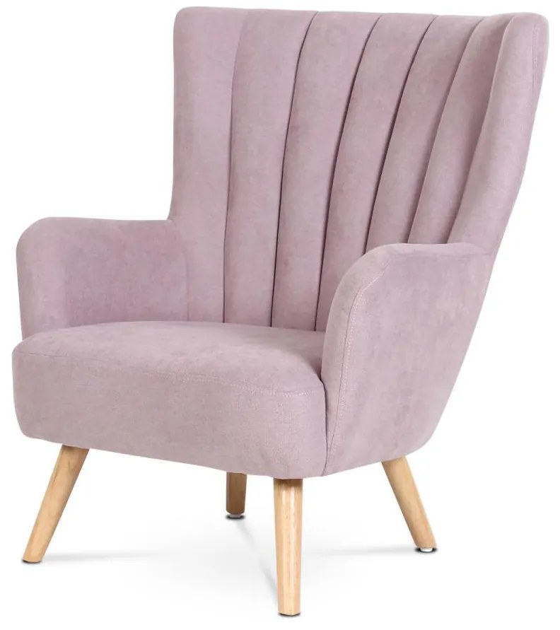 Kreslo AK-311 PINK2, staroružová látka