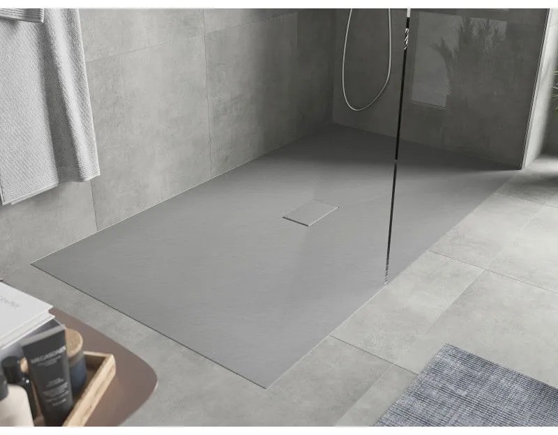 Mexen Hugo, SMC obdĺžniková sprchová vanička 180 x 100 cm, šedá, 42611018