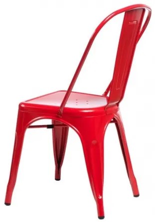 PARIS stolička Červená