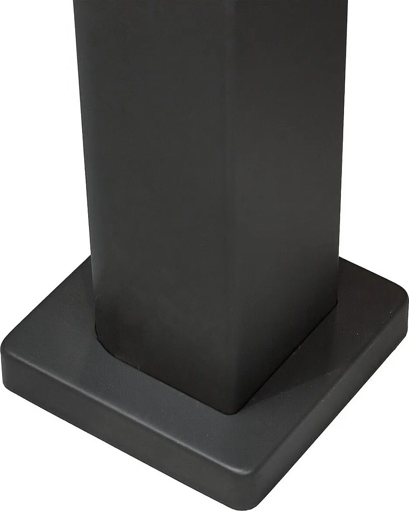 DEOKORK Záhradný hliníkový altánok elektrický MEGAN 4x3 m (grafit)