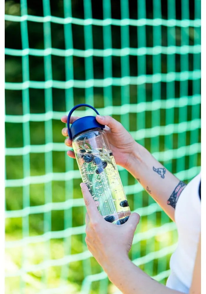 Čierna sklenená fľaša 540 ml Fuori – Vialli Design
