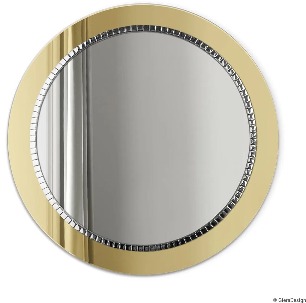 Zrkadlo Bracelet Gold Rozmer: Ø 90 cm