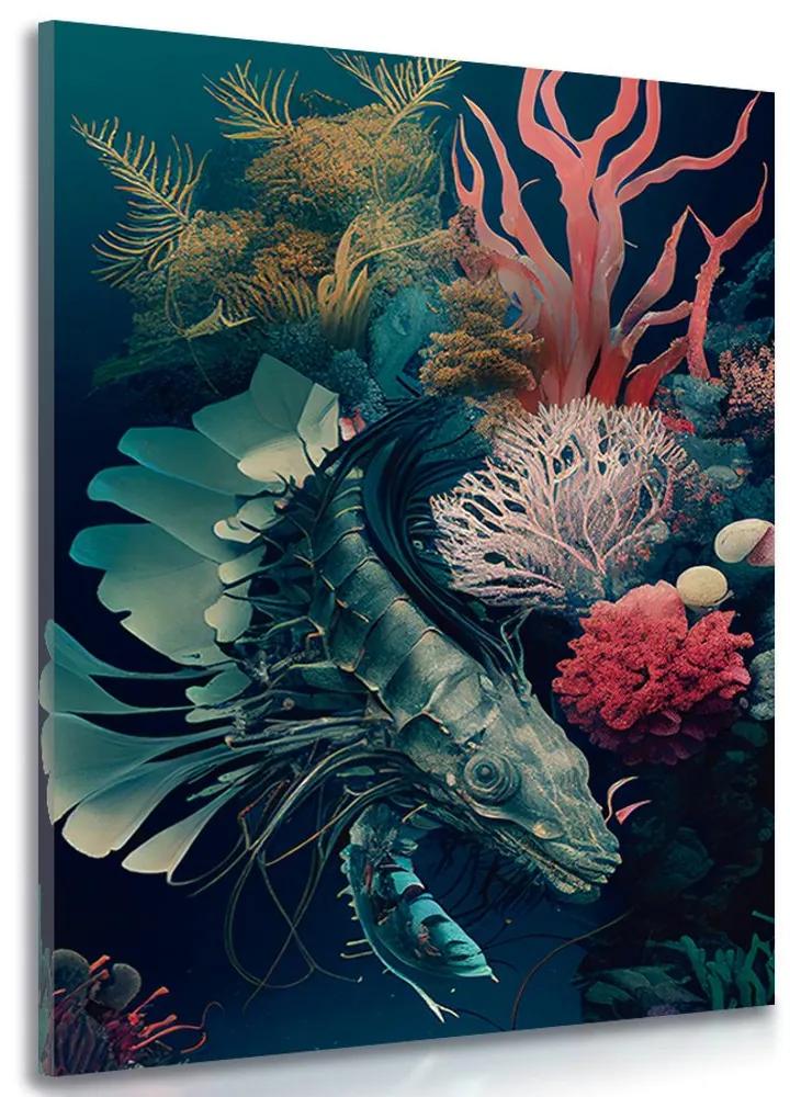 Obraz surrealistická kreveta Varianta: 80x120