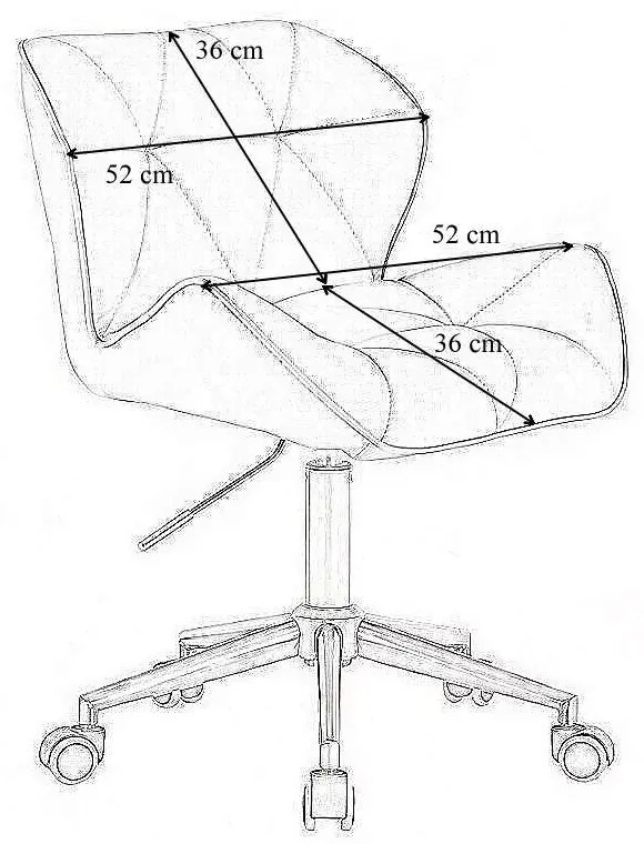LuxuryForm DESIGN Stolička MILANO VELUR na striebornom kríži - ružová