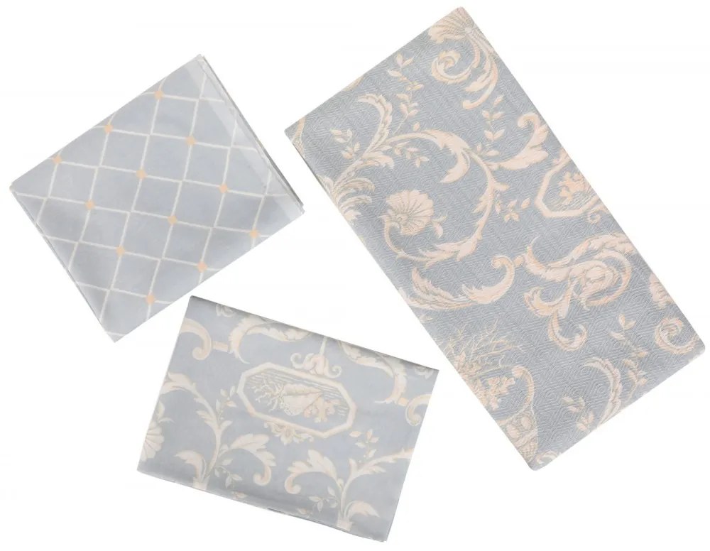 Prehoz cez posteľ Luisa 200x235 cm modrý