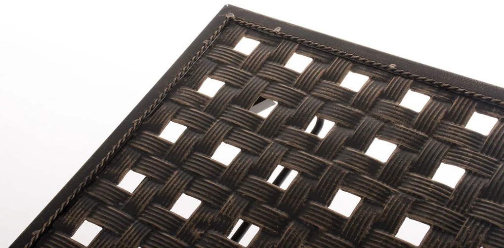 Kovová skladacia stolička Asina - Bronzová