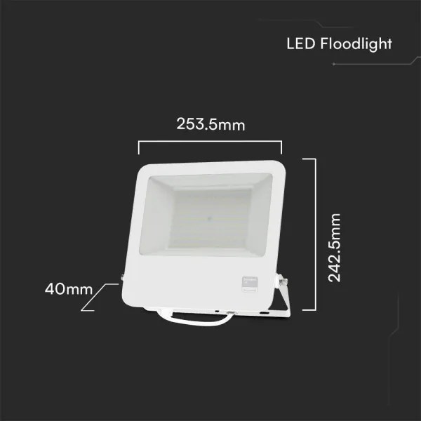 LED Reflektor SAMSUNG CHIP LED/100W/230V 6400K IP65 biela