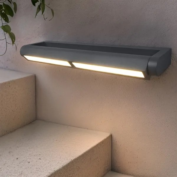 Brilagi -LED Vonkajšie nástenné svietidlo SALERNO LED/24W/230V 66 cm antracit IP65