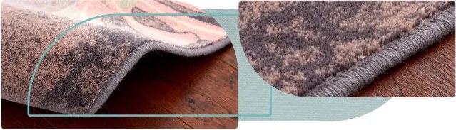 Koberec Agnella Isfahan Elish ružový