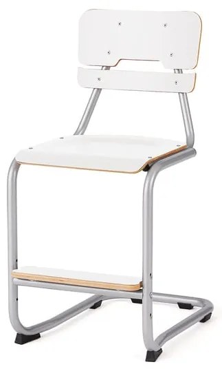 Školská stolička LEGERE III, V 500 mm, biela