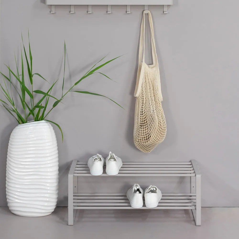 Taupe kovová skrinka na topánky 70x29x27 cm Rex – Spinder Design