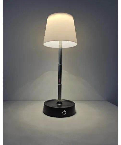 LED stmievateľná dotyková stolná lampa LED/3W/5V USB 800 mAh biela