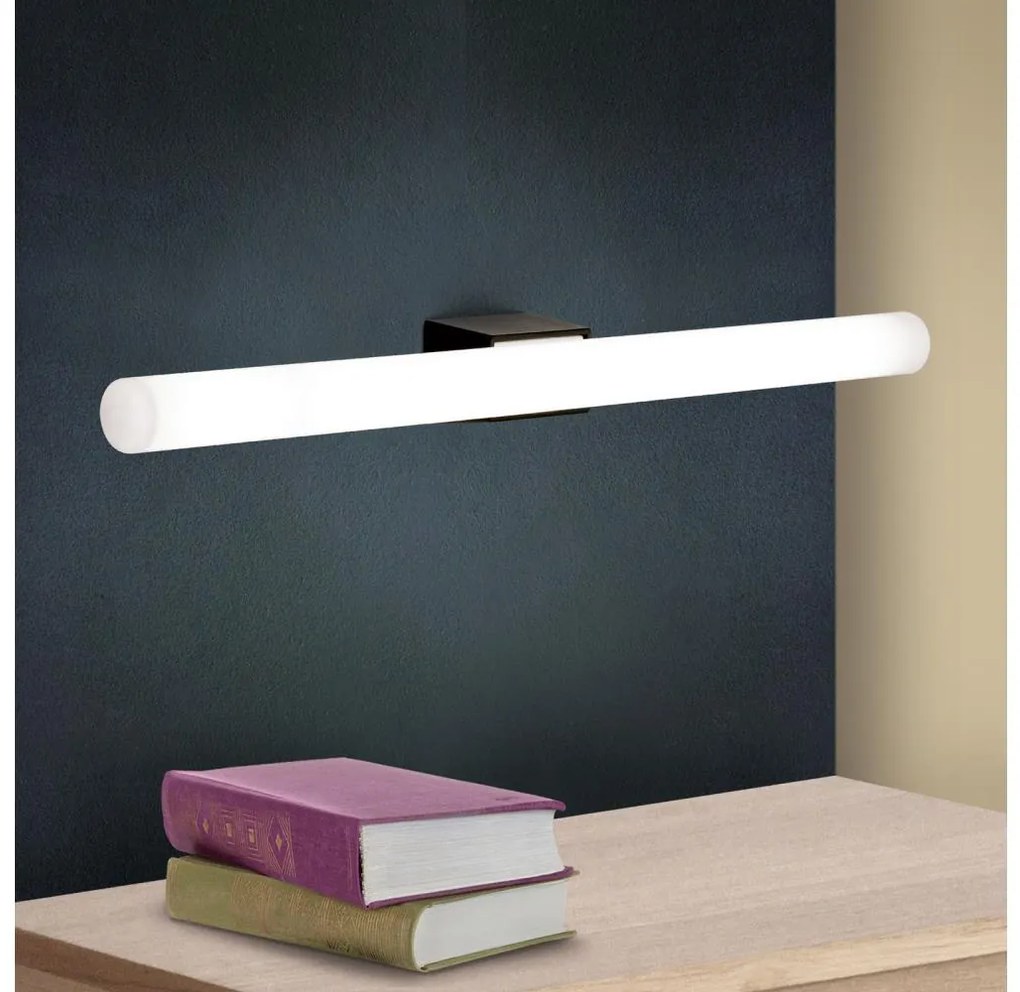 Orion Soff 3-484 - LED Nástenné svietidlo VISAGIST 1xS14d/8W/230V čierna