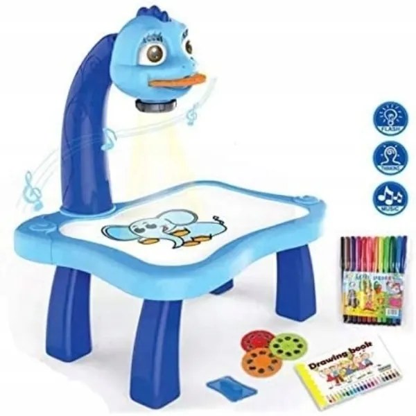 Projektor pre výučbu kreslenia modrý MalPlay