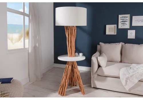 Stojaca lampa 40400 Servant 150cm Prírodná Logan Drevo  - Komfort-nábytok