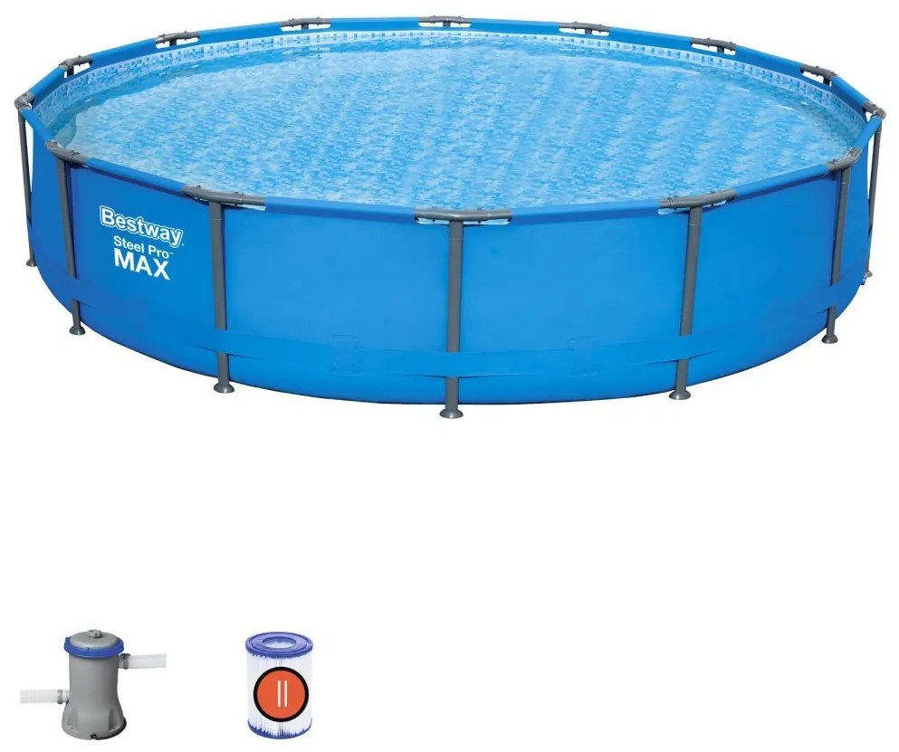 BESTWAY bazén Steel Pro Max - 14 FT / 427 x 84 cm - 56595
