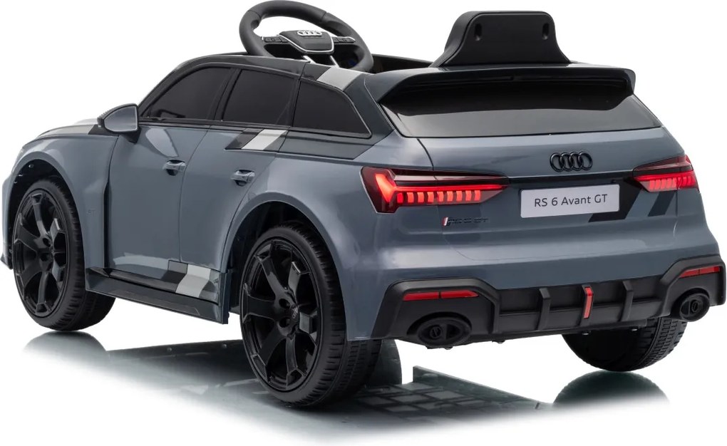 Detské elektrické autíčko Audi RS6 Avant GT sivá
