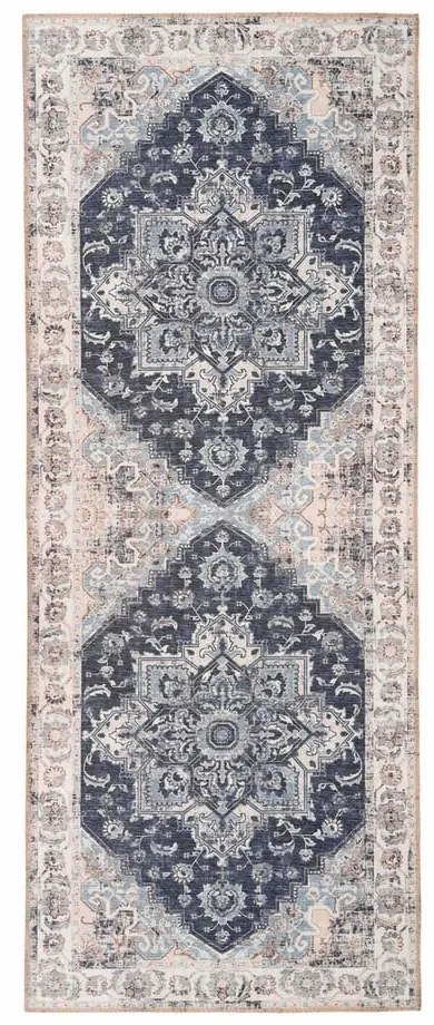 Modrý koberec behúň 200x80 cm Havana - House Nordic