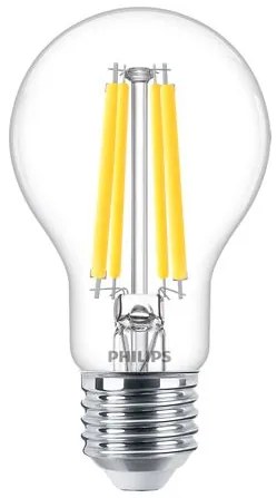 Philips 8719514347922 LED žiarovka vláknová E27, 11,2W, 1521lm, 2700K, stmievateľná, priehľadná