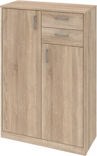 Vysoká kombinovaná komoda Mega 58, dub sonoma