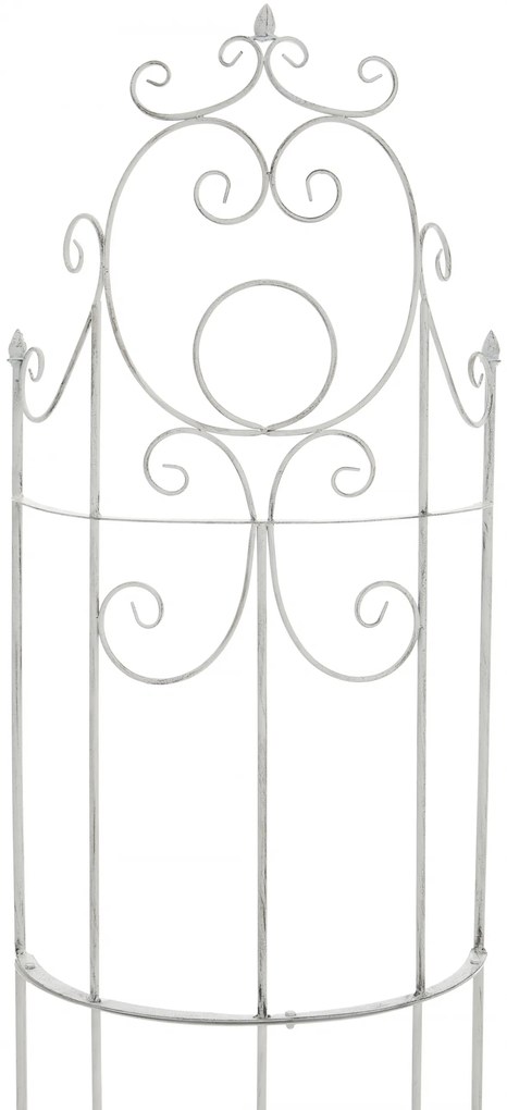 Mriežka na ruže GS22699 - 200 x 52,5 x 23 cm - Biela antik