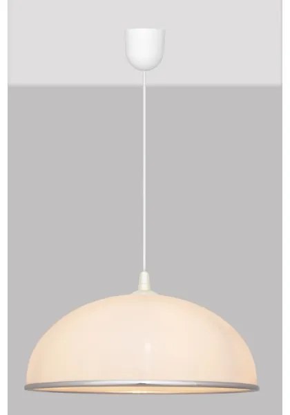 Luster na lanku CIRCLE 1xE27/15W/230V biela