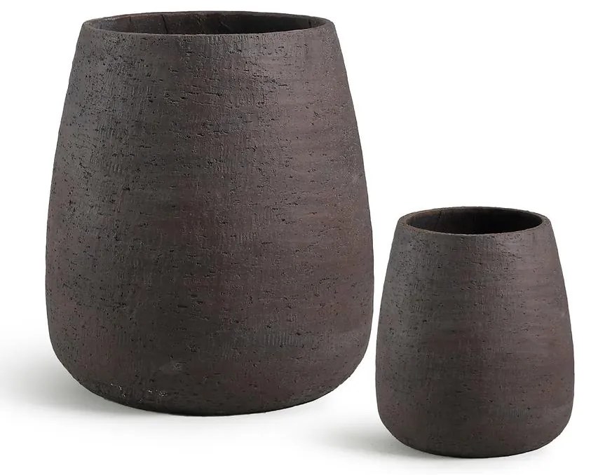 Kvetináč 101640 tmavohnedý 28x30,5 cm