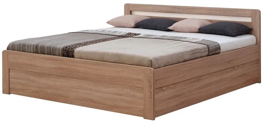 BMB MARIKA KLASIK - kvalitná lamino posteľ s úložným priestorom 160 x 200 cm, lamino