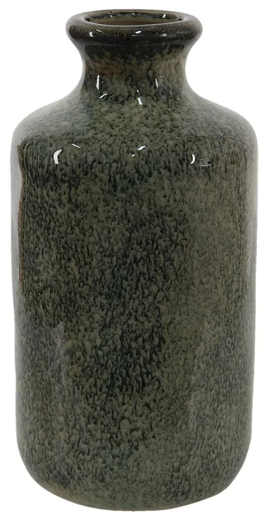 Zelená dekoračná váza Mion XL - Ø 12*26 cm