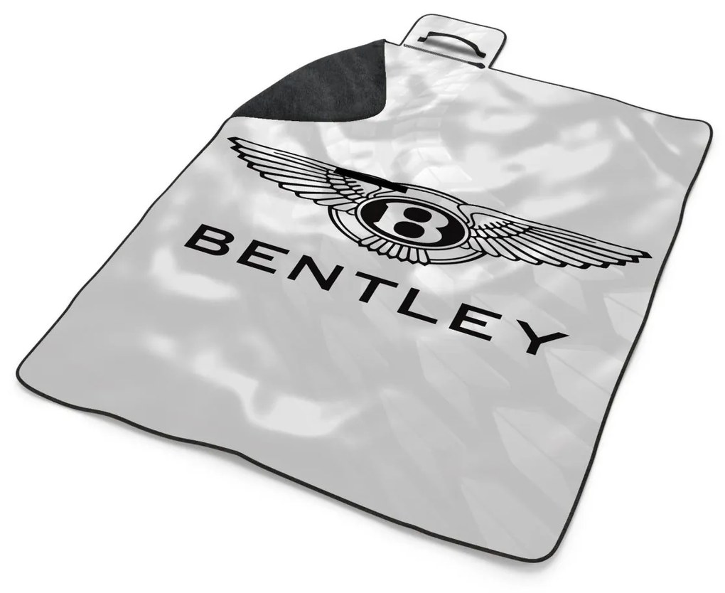 Sablio Plážová deka Bentley na bielej: 200x140 cm