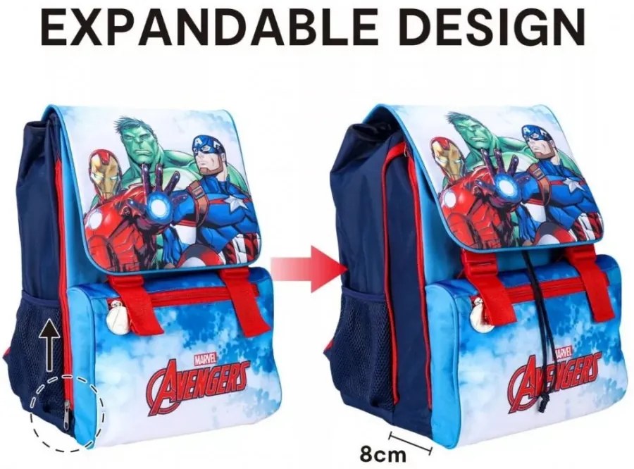 Detská / chlapčenská školská aktovka Avengers - MARVEL