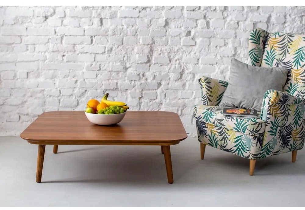 Konferenčný stolík z jaseňového dreva Ragaba Contrast Tetra, 110 x 110cm