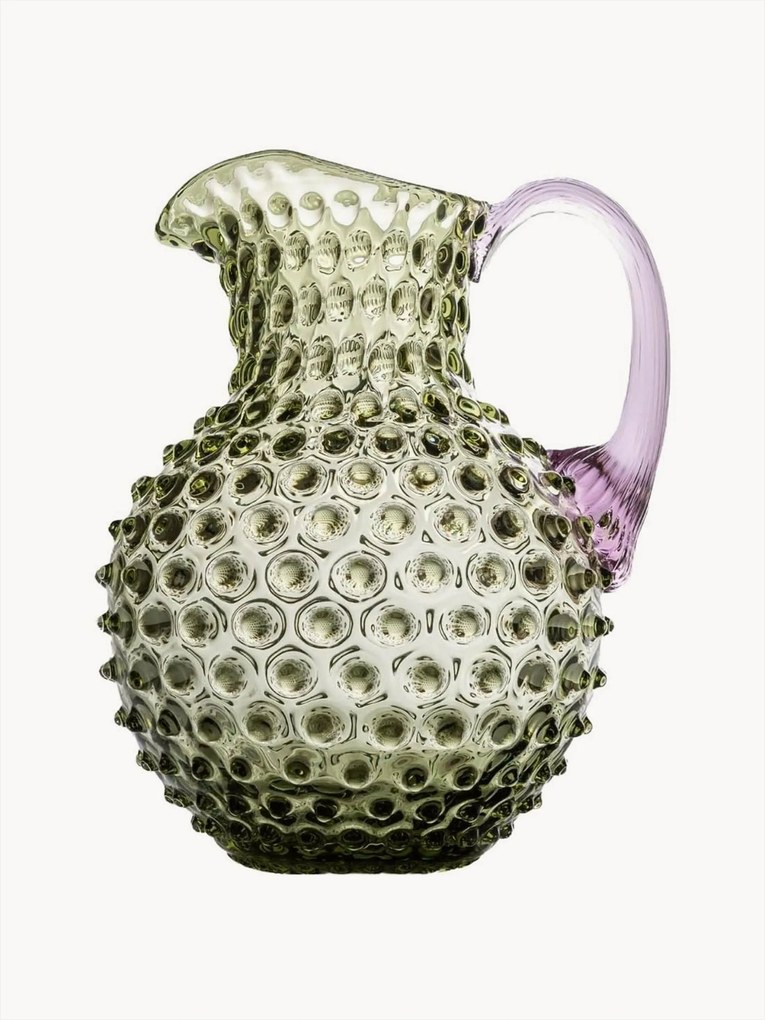 Ručne fúkaný džbán Paris Hobnail