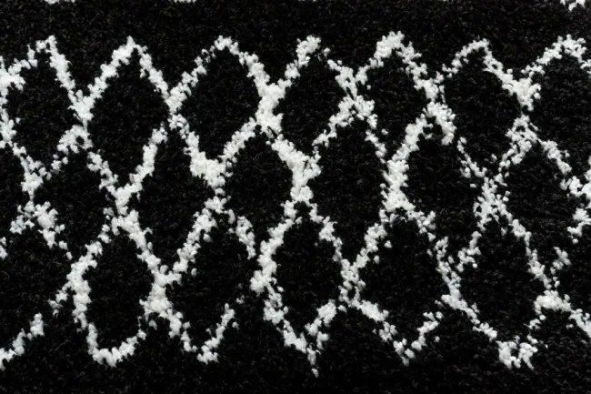 Koberec BERBER ETHNIC G3802 kruh čierny / biely Fredzle berber marokánsky