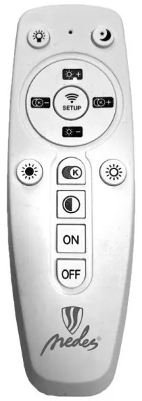 LED Stmievateľné stropné svietidlo LED/45W/230V 3000-6500K biela + diaľkové ovládanie