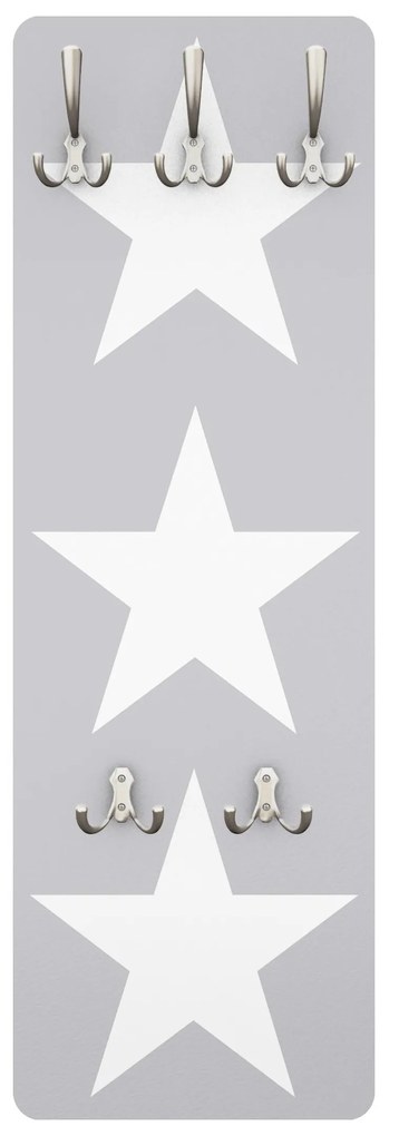 Vešiak na stenu No.YK36 Šedé hviezdy