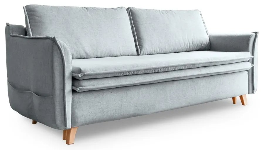 Svetlosivá rozkladacia pohovka 225 cm Charming Charlie – Miuform
