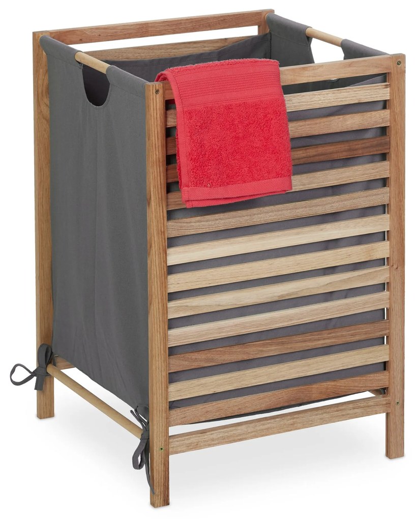 Kôš na bielizeň z orechového dreva RD45799