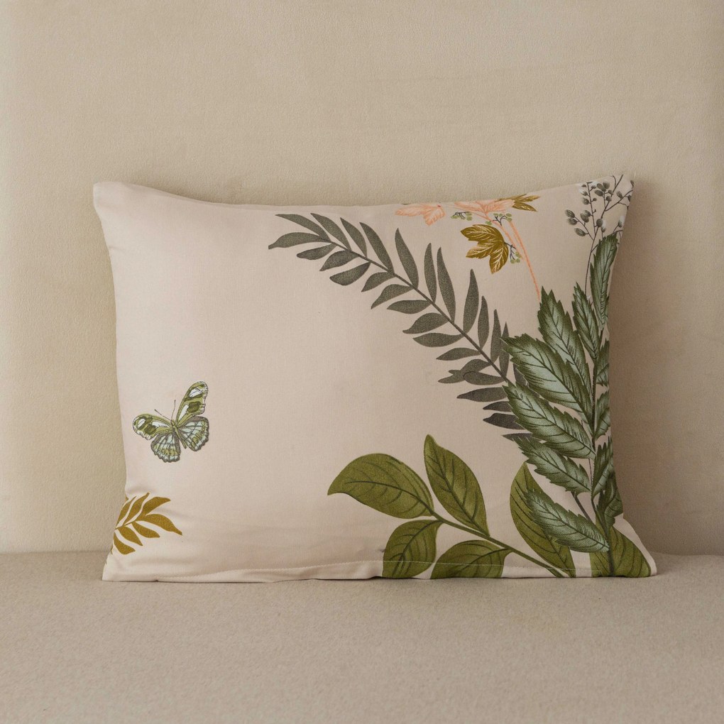 Flanelová obliečka na vankúš ORVILA 40x50 cm, béžová