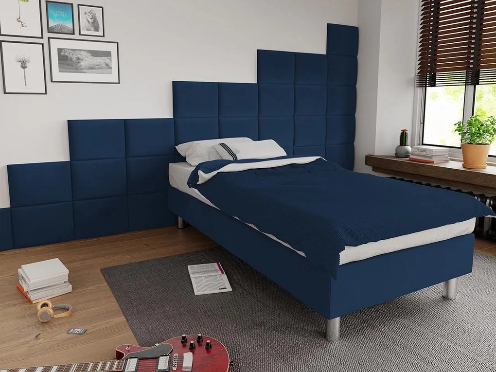 Čalúnená jednolôžková posteľ Estelle B, Dostupné poťahy: Manila 35, Rozmer postele: 120x200