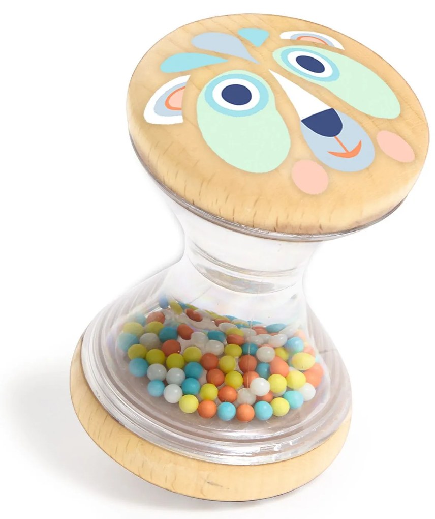 Darčeková súprava pre bábätko - hryzadielko slimák a dve hrkálky