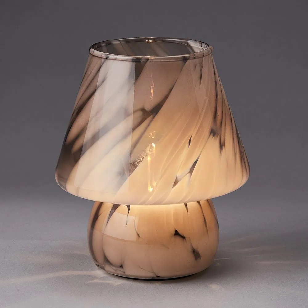 MISS MARBLE LED Lampa 17 cm - biela