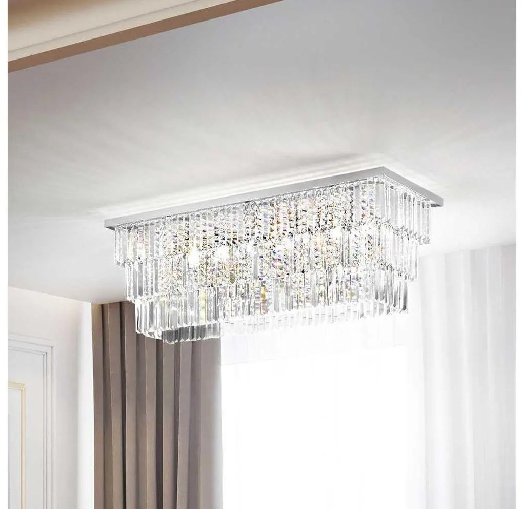 Ideal Lux - Stropné svietidlo MARTINEZ 8xE14/40W/230V