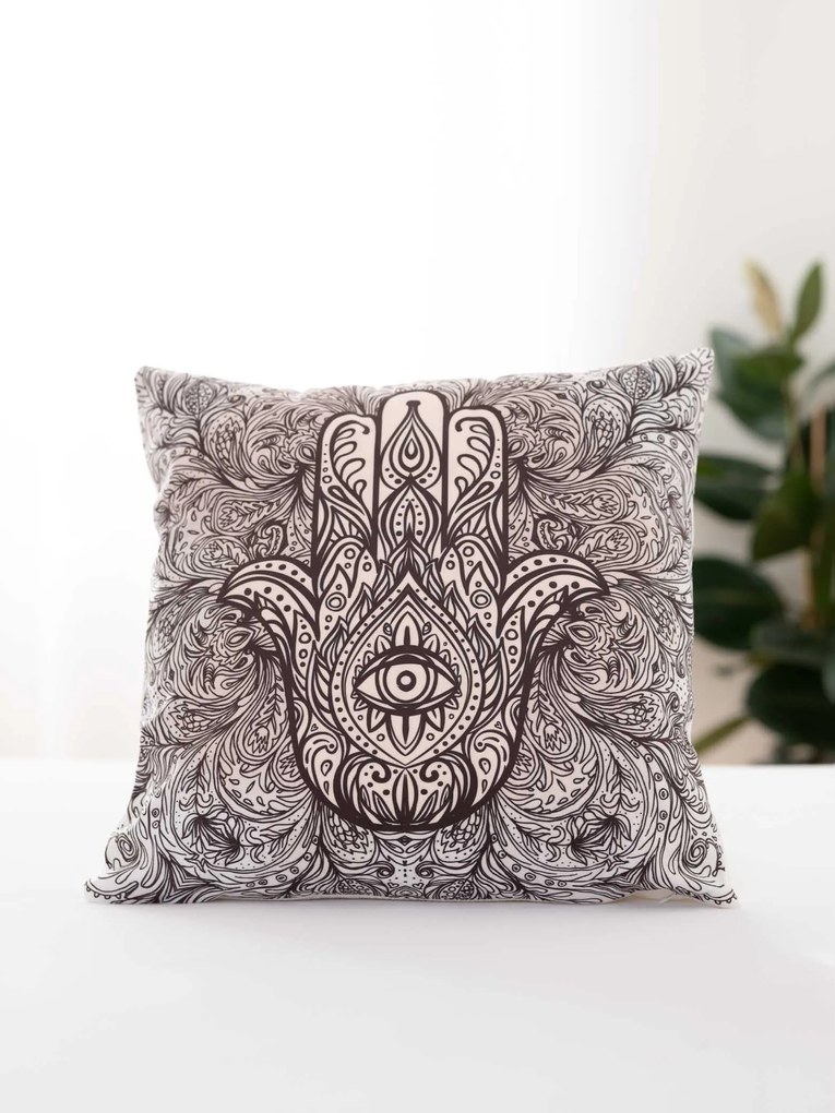 Obliečka na vankúš mikroplyš 45 × 45 cm - Buddha 5 L02