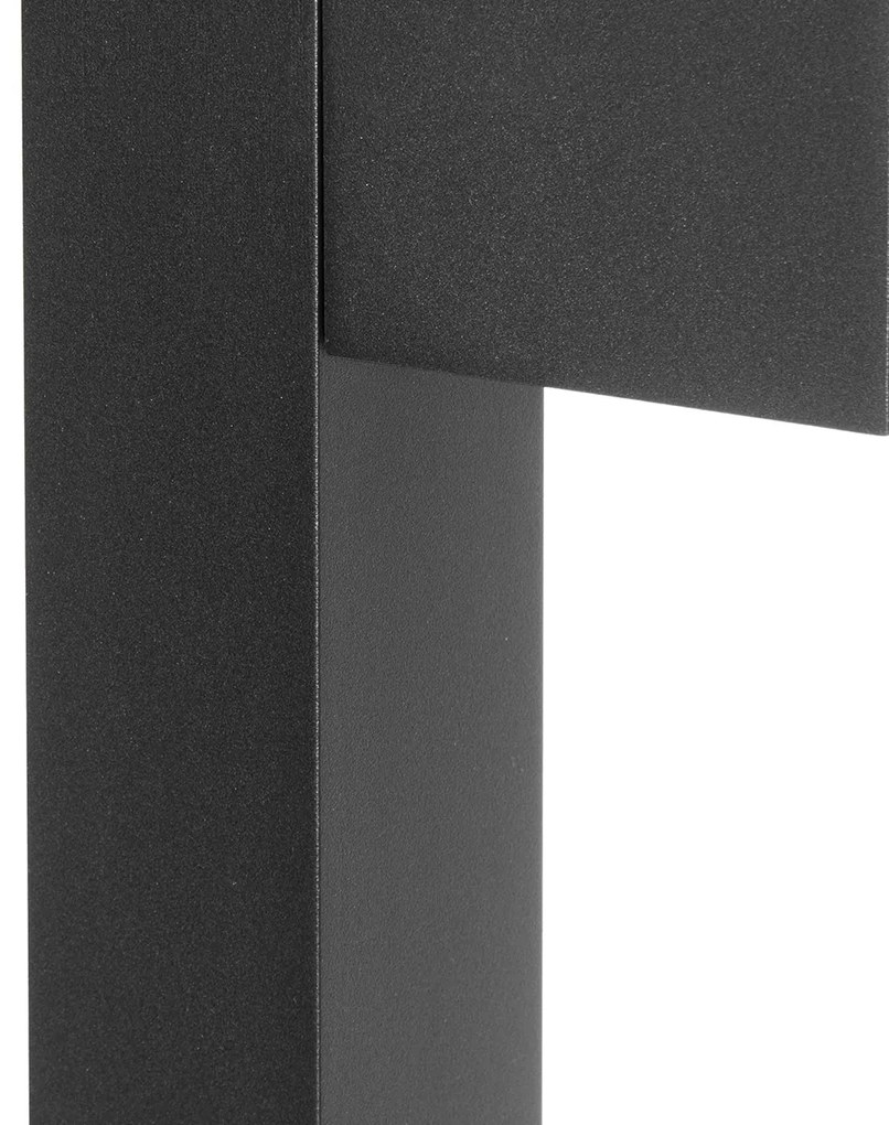 Inteligentná stojaca vonkajšia lampa čierna 65 cm IP44 vrátane Wifi GU10 - Baleno