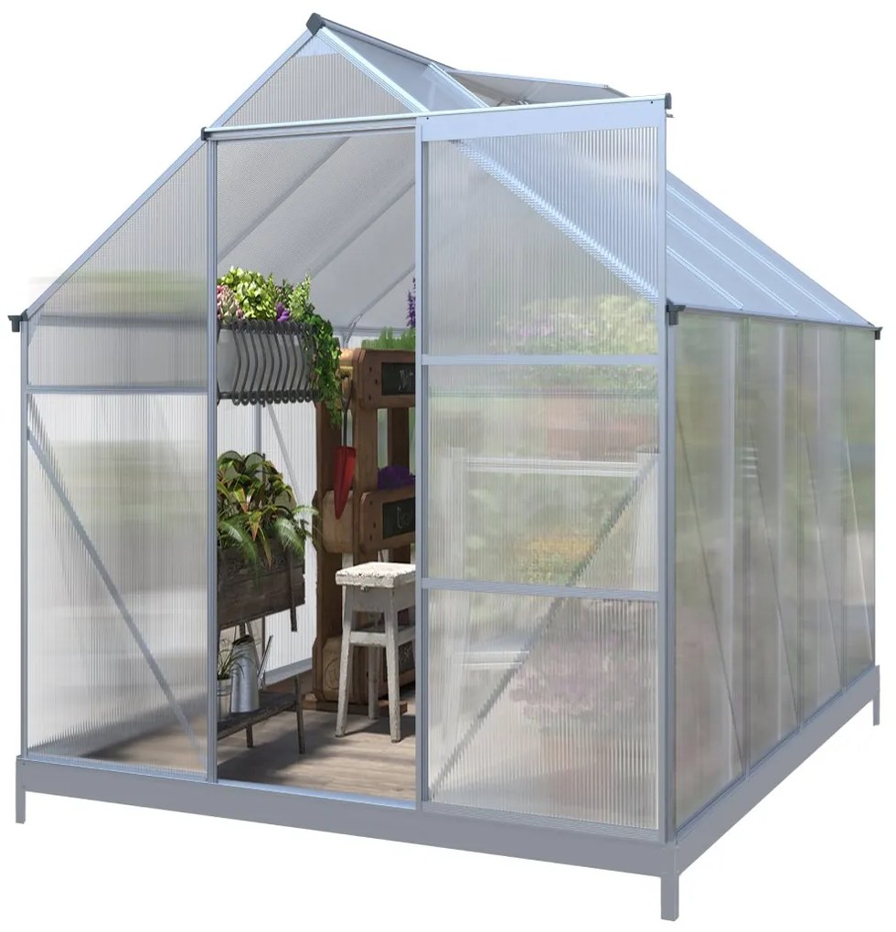 Základňa SZ-250 pre skleník BestBerg SH-4 / 250 x 190 x 12 cm / oceľ