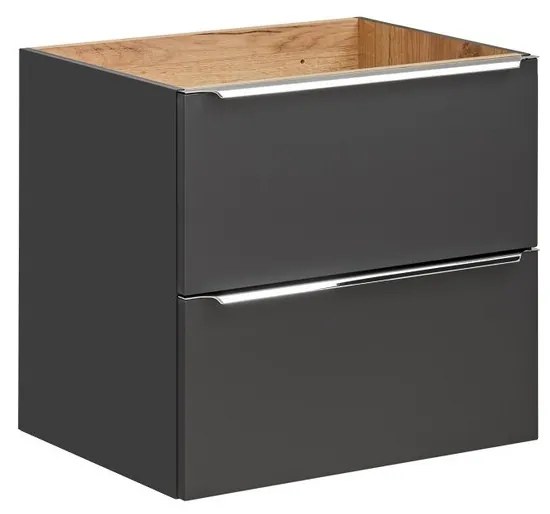 Umývadlová skrinka Capri 820 2S čierny mat/dub kraft zlatý