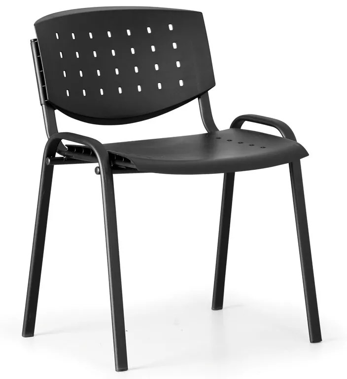 Antares Jednacia stolička TONY, čierna, konštrukcia čierna