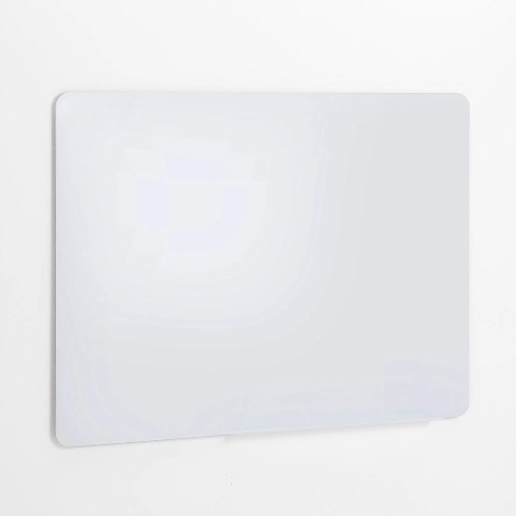 Magnetická sklenená tabuľa GLENDA, 1200x900 mm, biela